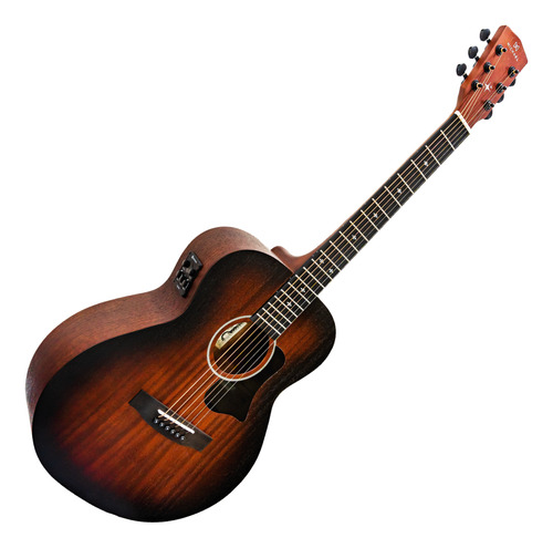 Violão Elétrico Profissional De Aço Michael Enigma Vme610