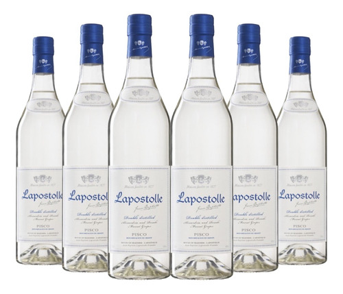 6 Piscos Lapostolle (700ml 40%)