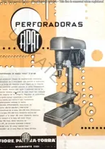 Comprar Antiguo Folleto Fipat Perforadoras Banco Auto Taller Años 60