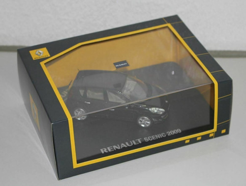 Miniatura Renault Scenic Preto, Schuco 1:43 Novo Na Cx Raro