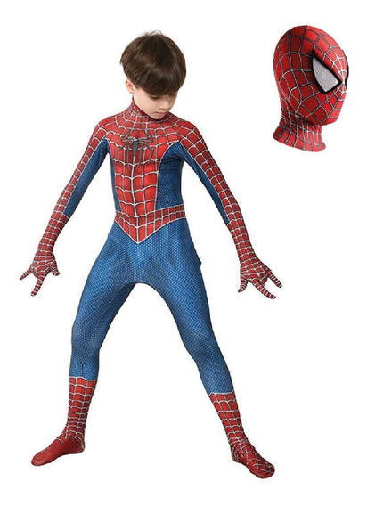 Disfraz Spiderman Tobey Maguire Cosplay Para Niño | Envío gratis