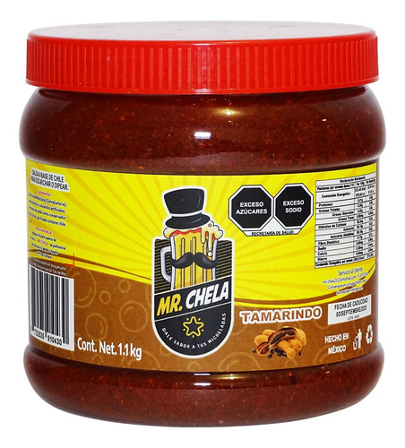 Escarchado Para Micheladas Mr. Chela Tamarindo 1.1kg Pulpa