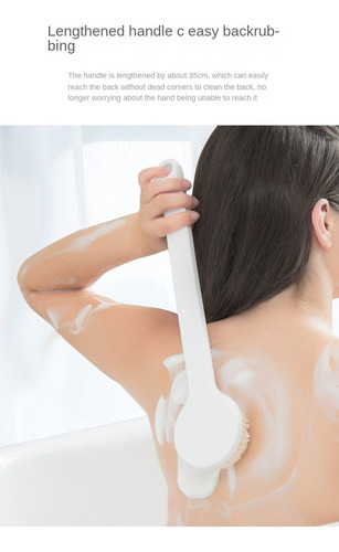 Li Bh 2 Cepillos De Baño Con Mango Largo Y Suave For La Piel