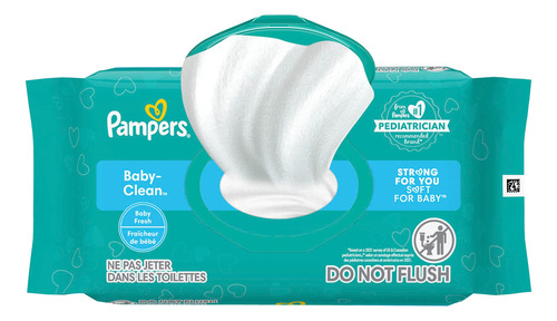 Pampers Toalla Humeda Baby-clean X 72 Unid