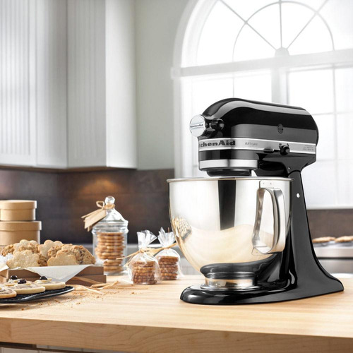 Batidora Kitchenaid 4,8 Lts Negra Rksm150psrob Color Onyx black Frecuencia 50 Hz x 60 Hz