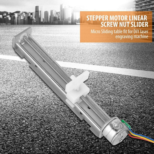 Dc 12v Motor Paso A Paso Con Tuerca De Tornillo Lineal Desli