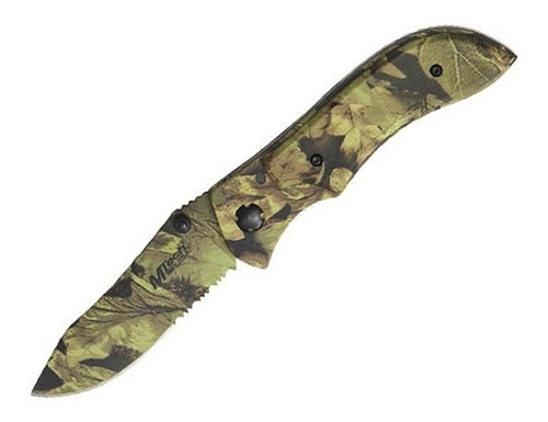 Navaja Tactica Mtech Hoja 8,9 Cm Camo Real Tree Clip Bolsill