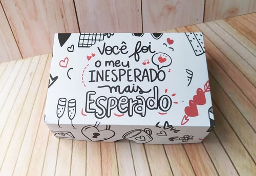 Imagem 4 de 6 de 20 Caixas Lembrança P 6 Doces Feliz Dia Dos Namorados Frases