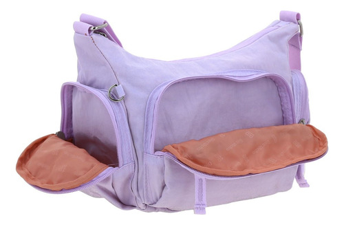 Crossbody Lila Multibolsillos 1818 Zilp Lila