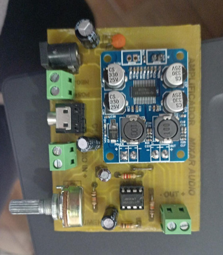 Imagen 3 de 3 de Modulo Amplificador Sonido 50w Proyecto Camara Dvr Perifoneo
