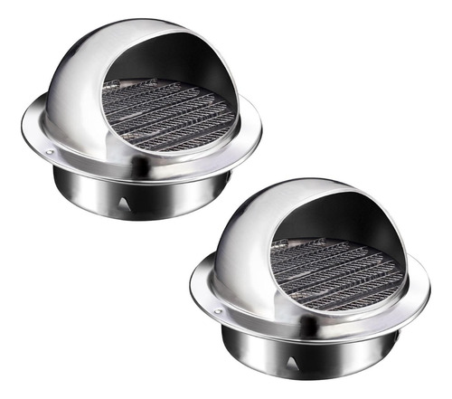 2 Piezas Ventilación De La Pared Para Tubería De 120 Mm