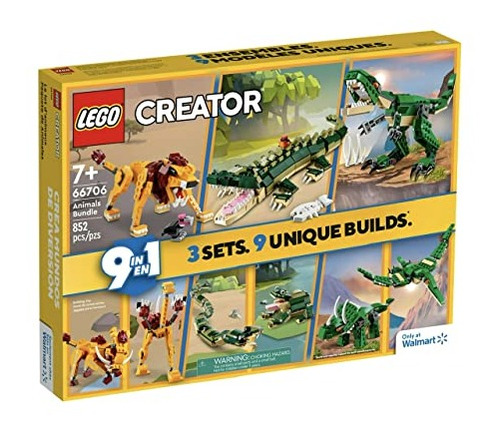 Paquete De Animales Lego 9 En 1 Creator