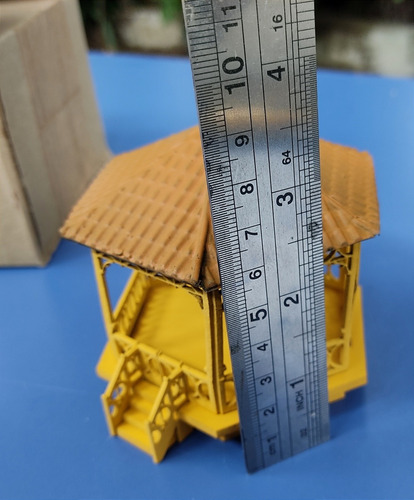 Jr - Pérgola Para Maqueta Ferromodelismo Esc. H0 Armada!!