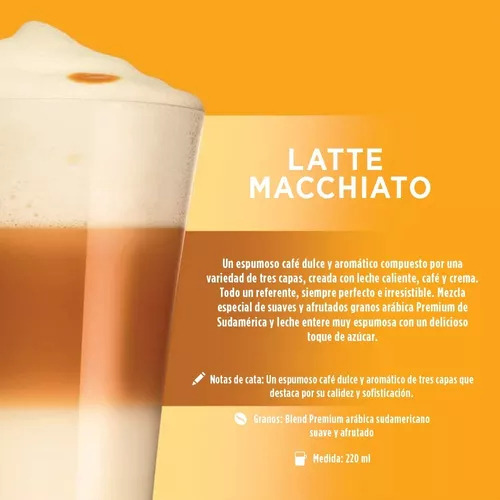 Cápsulas Nescafé Dolce Gusto Latte Macchiato