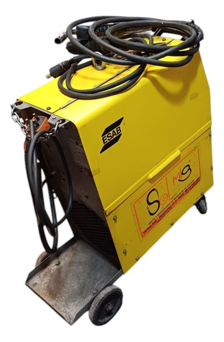 Soldadora Mig Esab Smashweld 257 M De 250 Amp. Usada Amarillo Y Negro