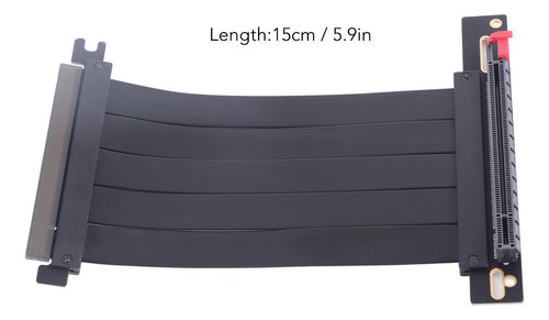 Cabo De Extensão Gpu Pcie 4.0 X16 Extensor De Ângulo Reto 64