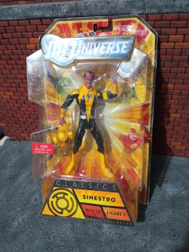 Dc Universe Classic Sinestro Yellow Lantern Con Pieza Nekron