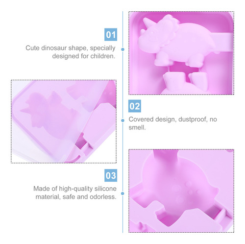 Para Para Molde Pequeño De Silicona Para Dinosaurios Dino /