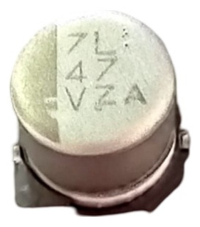 Rollo Con 1000 Capacitores Electrolíticos De Aluminio Smd