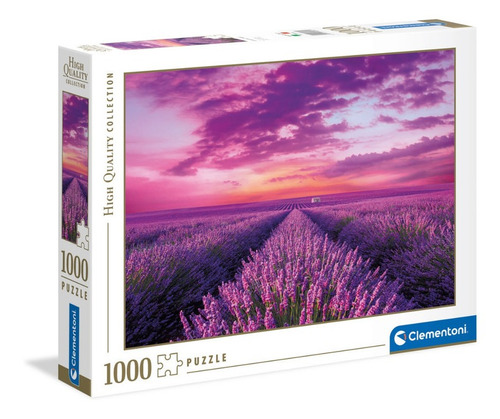 Clementoni Rompecabezas X 1000 Piezas, Campos De Lavanda