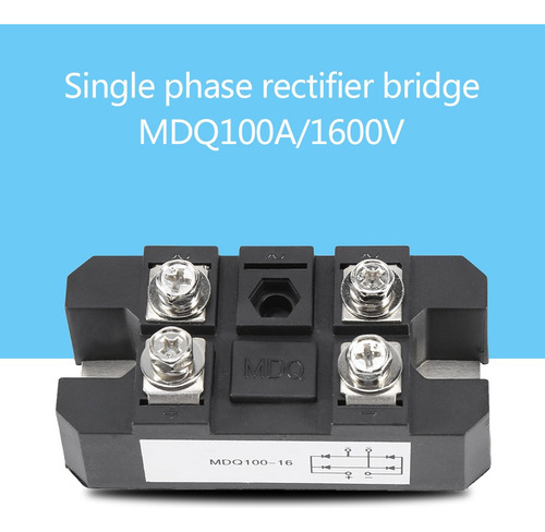 Rectificador De Puente De Diodo Monofásico 1pc 100a 1600v