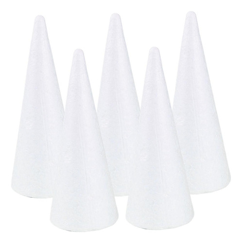 1 Niños Blancos De La Espuma Diy De La Forma Del Cono Que