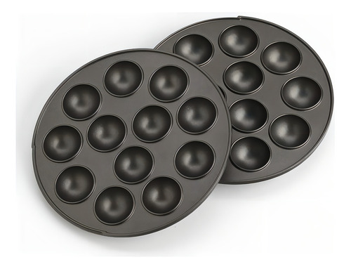 Máquina Para Hacer Mini Donas Cupcakes Muffins 3 En 1 Color Rojo