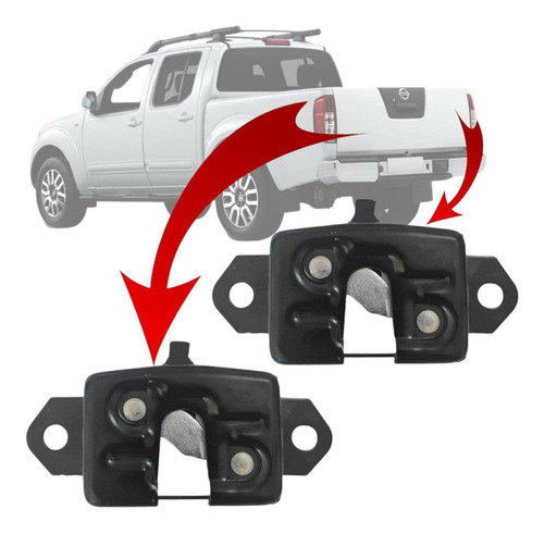 Par Fechadura Da Tampa Traseira Nissan Frontier 2011 2012