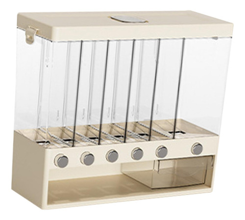 Cubo De Arroz Dispensador De Cereales, Frijoles, Cuadrado