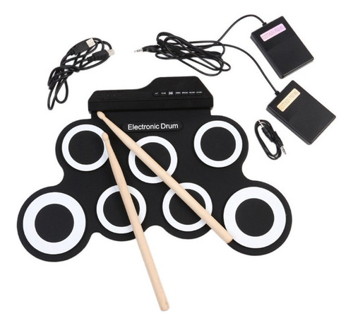 Tambores Digitales Portátiles Tambores Eléctricos Usb Jazz D