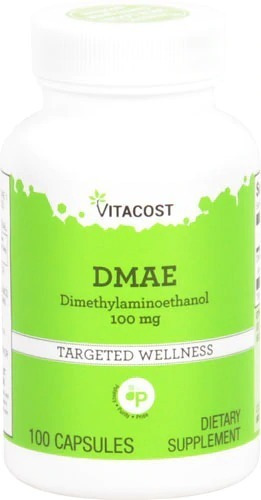 Dmae 100 Mg - 100 Cápsulas - Memoria, Concentración Vitacost