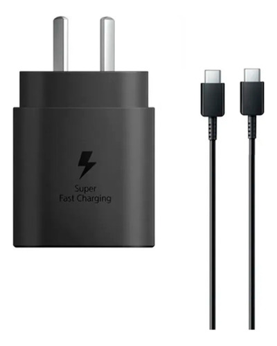 Cargador 25w Carga Rapida Compatible Celular Tcl 50 Pro/ 503 Negro