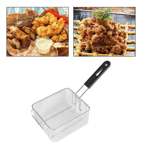 Utensílios Cozinha Cesto Fritura Aço Inoxidável 81 Fritadeir