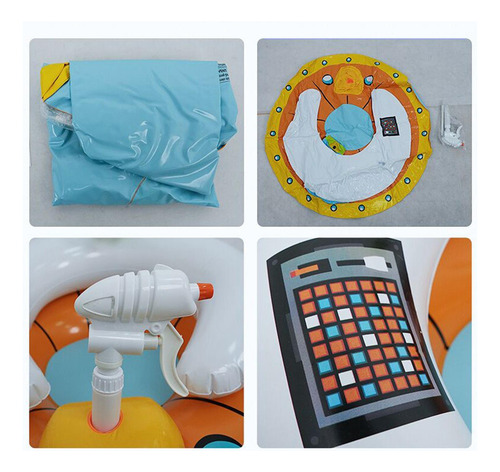 Flotador De Piscina Inflable Para Niños, Portátil, Bonito