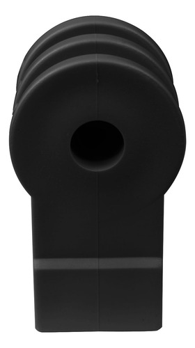 100 Roldana Isolador Cabo Fio Fibra Esticador Preto