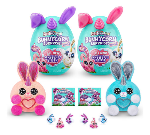 Conejo De Peluche Rainbocorns Bunnycorn Surprise Series 2