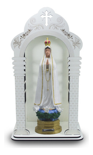 Capelão 60 Cm Com Imagem De Nossa Senhora De Fátima