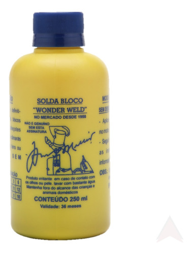 Solda Bloco Wonder Weld & Jamartin 250ml