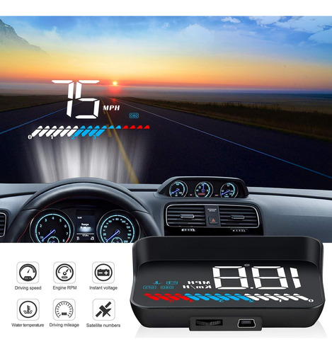 Automotive Hud Heads Up Display, Gm Flat Panel Display, Obd