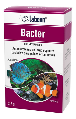 Alcon Labcon Bacter 10caps- Bactericida P/ Peixes Cavernapet