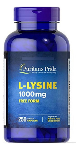 Puritan's Pride L-lisina 1000 Mg-250 Cápsulas (6013)