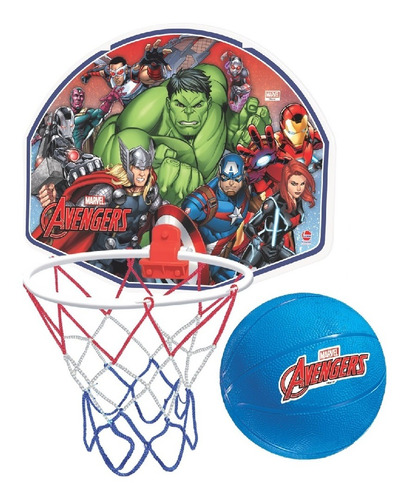 Marvel Tabela De Basquete Avengers Com Bola Lider 2149