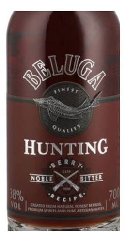 Pack De 4 Licor Beluga Hunting Berry Bitter 700 Ml