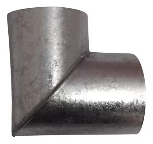 Codo De 4 Pulgadas A 90º Chapa Galvanizado Zinguería