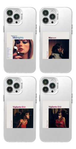 4pcs Midnights Taylor Swift Funda Para iPhone Case Mca1-5