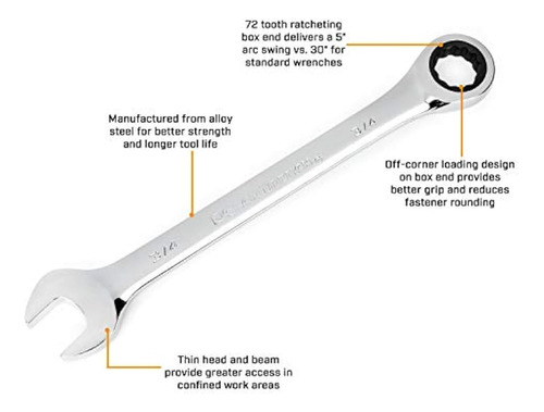 Gearwrench 9109 Llave Combinada De Trinquete De 9 Mm