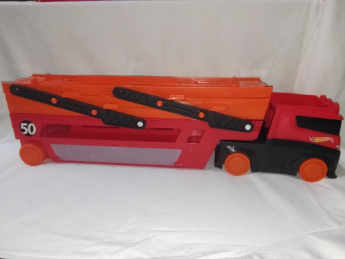 Hotwheels Mega Remolque Para 50 Autos Rojo (Usado)