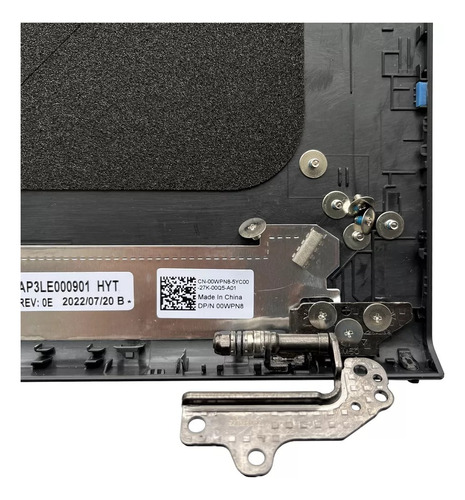 Back Cover Bisel Bisagra Dell Inspiron 15 3510 3511 3521 Negro