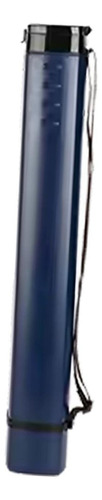 Tubo De Póster Extensible Soporte De Azul Profundo