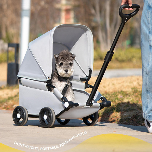 Cochecito De Mascotas, Cochecito De Perros Plegable Con